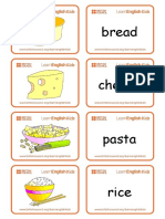 Flashcards Food Set 1