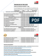 Contratación docente 2022 Arequipa Norte