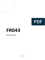 Manual Uso Plataforma FR043 SSEE