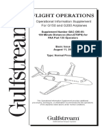 Flight Operations: Operational Information Supplement For G150 and G200 Airplanes