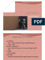 Lecture 8-Plastering Works