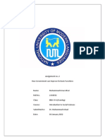 Assignment No. 2 How Government Can Improve Its Basic Functions