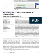 Grief and The Covid-19 Pandemic in Older Adults: Sciencedirect