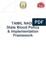 Tamil Nadu State Blood Policy & Implementation Framework