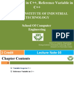 OOP-5 Variable Scope, Refence Varible