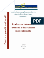 GHID - Volumul 1 - Evaluarea Internă Și Externă A Dezvoltării Instituționale