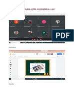 Evidencias de Horas Sincrónicas 26-11-2021
