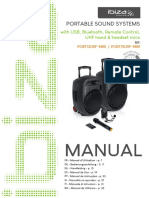 Manual: Portable Sound Systems