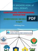 Subdivision Development (Legal)
