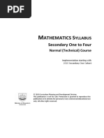 Athematics: Secondary One To Four