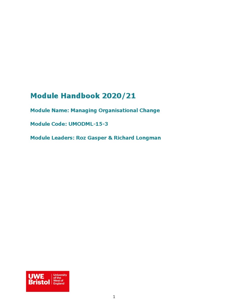 MOC - Module Handbook - 21sep | PDF | Learning | Teaching Method