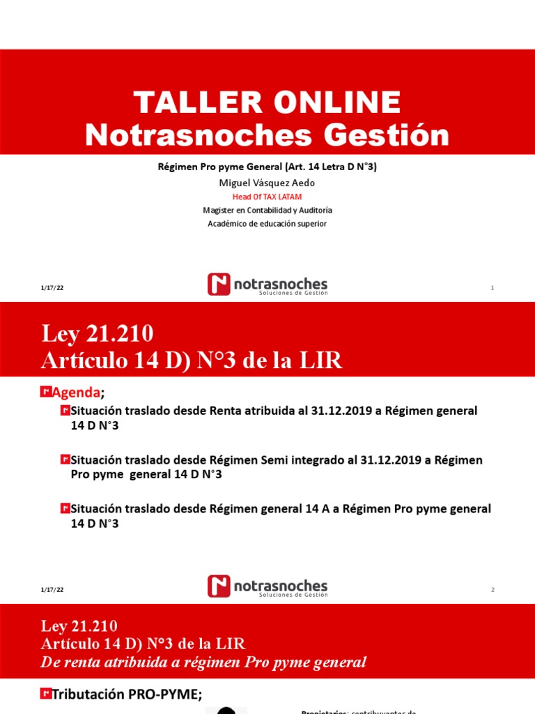 Transición a Régimen Pro Pyme | PDF | Impuestos | Pequeñas y medianas ...