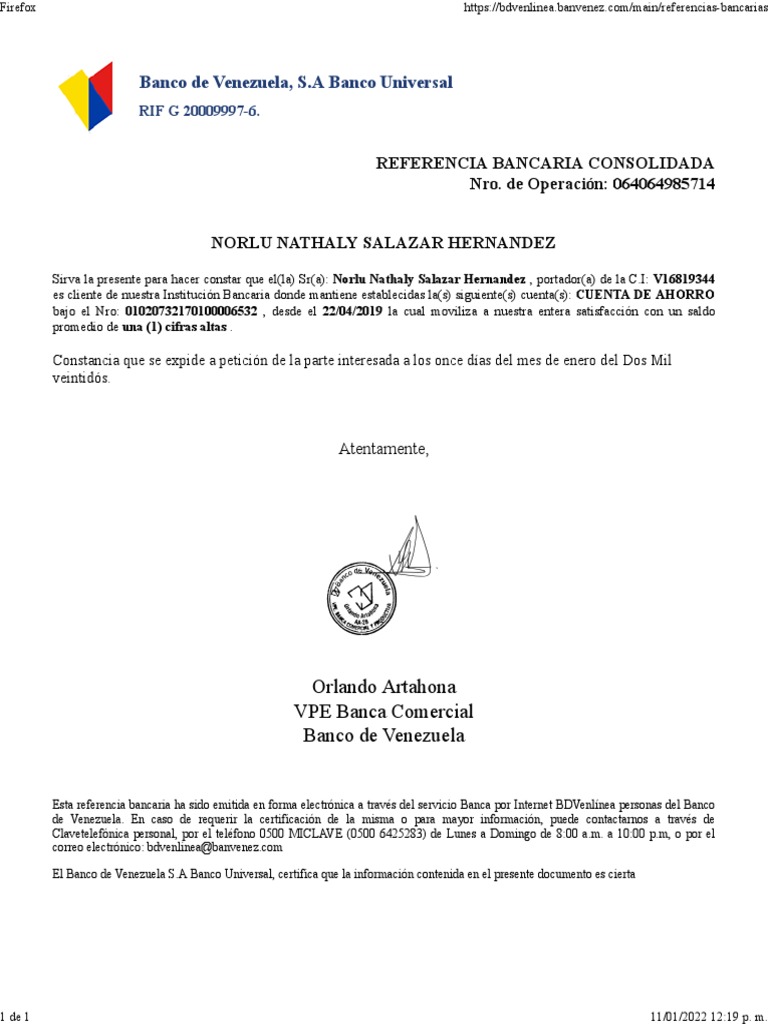 Referencias Bancarias PDF