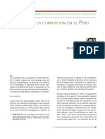 La corrupción en el Perú: de una organización criminal al Estado a redes descentralizadas