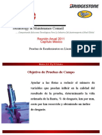 Arturo Solano Pruebas de Rendimiento en Llantas