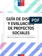 Guia Diseño y Evaluacion de Proyectos Sociales MDSF