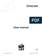 HT Italia Solar-02 irradiance and temperature meter user manual