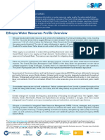 Ethiopia Water Resources Profile Overview