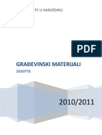 Građevinski Materijali SKRIPTA