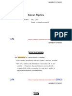 Linear Algebra: Lecturer: Tracy Craig E-Mail: T.s.craig@utwente - NL