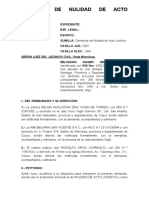 Demanda de Nulidad de Acto Jurídico-Modificado