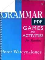 Grammar in Games and Activities
