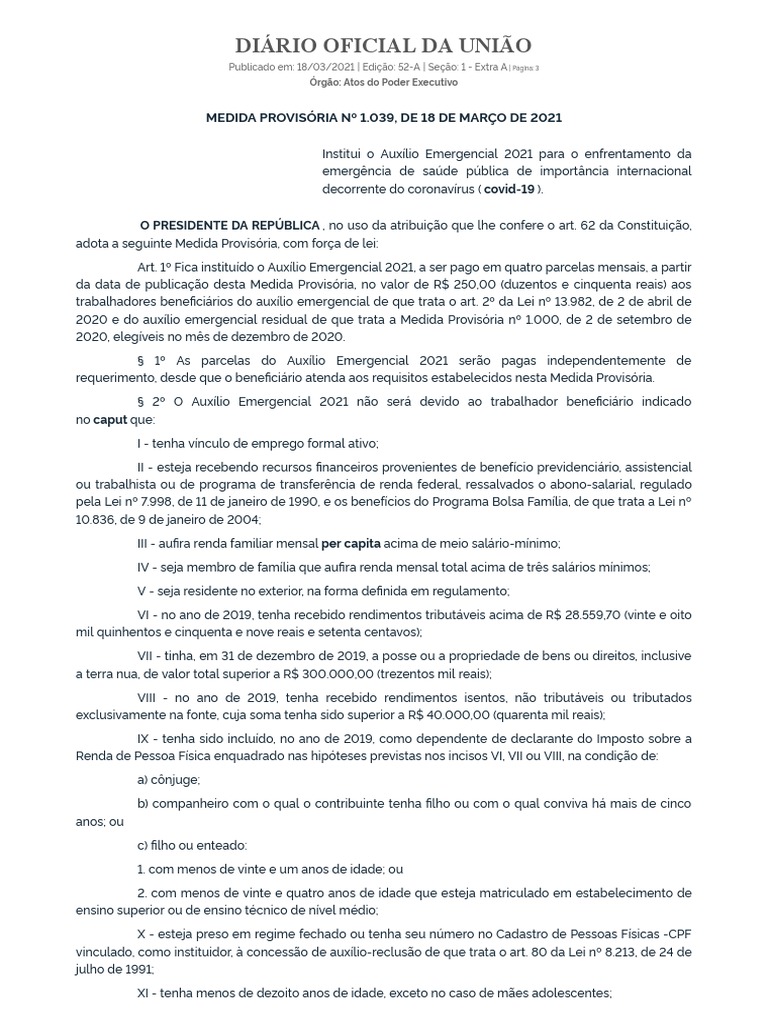 AN LISE DETALHADA DA MEDIDA PROVIS RIA N 1 085 2021 E intelligence overview