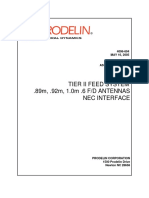 Tier Ii Feed System .89m, .92m, 1.0m .6 F/D ANTENNAS Nec Interface