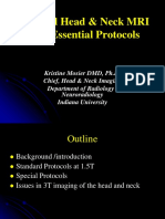 Clinical Head&Neck Imaging and Essential Protocols