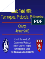 Basic Fetal MRI Techniques and Protocols