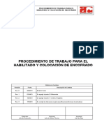 04-CA-CP-PC-04 - Procedimiento para el Habilitado y Colocación de Encofrado REV03