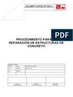 CA-CP-PC-06 - Procedimiento para La Reparación de Estructuras de Concreto Rev01