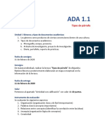 ADA 1.1 Tipos de párrafo
