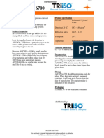 AFCONA - 6700: Chemical Composition Product Specification