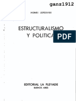 LEFEBVRE, HENRI - Estructuralismo y Política (OCR) [Por Ganz1912]