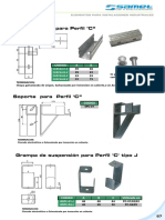 Soporte para Perfil C