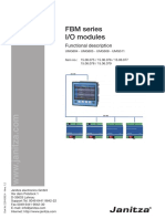 FBM Series I/O Modules: Functional Description