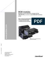 RCM Modules: Residual Current Expansion Modules For The UMG 96-PA and UMG 96-PQ Device Series