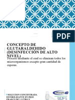 Diapositiva de Glutaraldehido