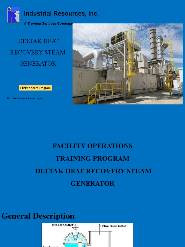 Deltak Heat Recovery Steam Generator | PDF