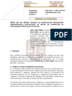 Renuncia A Defensa Carpeta Fiscal #290-2017 Victor de La CRUZ