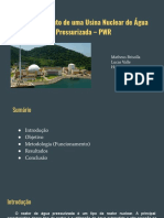 Funcionamento de Uma Usina Nuclear de Água Pressurizada - PWR
