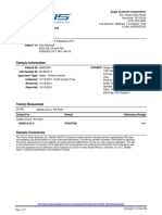 Laboratory Report: Aegis Sciences Corporation