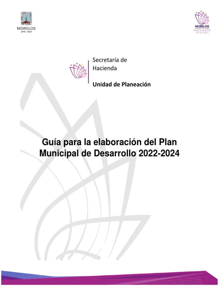 Guia - Elaboracion Plan Municipal de Desarrollo 5 Oct 2021 | PDF ...