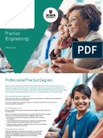 Master of Professional Practice - Critical Thinking, Desicions Etc