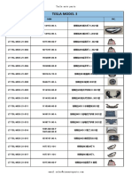 Tesla Model 3 Auto Parts