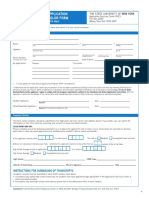 School Application Form Sample