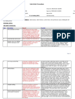 Safe Work Procedure: Required Personal Protective Equipment General Notes: Job Safety Analysis