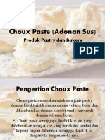 3.8 Choux Paste (Adonan Sus)