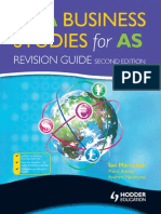 Ian Marcouse - Marie Brewer - Andrew Hammond - AQA Business Studies For AS - Revision Guide-Hodder Education (2010)